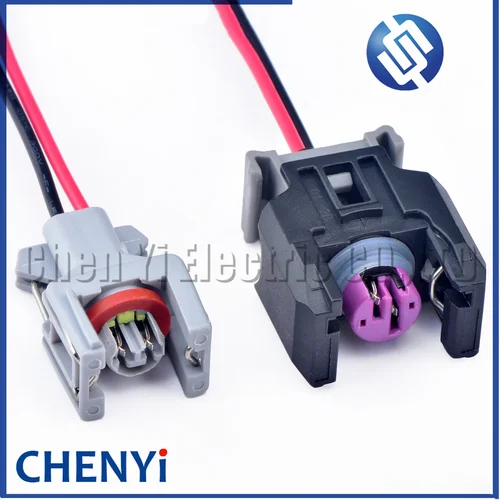 Enchufe del mazo de cables del inyector de combustible del conector impermeable automático de 2 pines 13816706   240PC024S8014 para Ssangyong buick Chevrolet