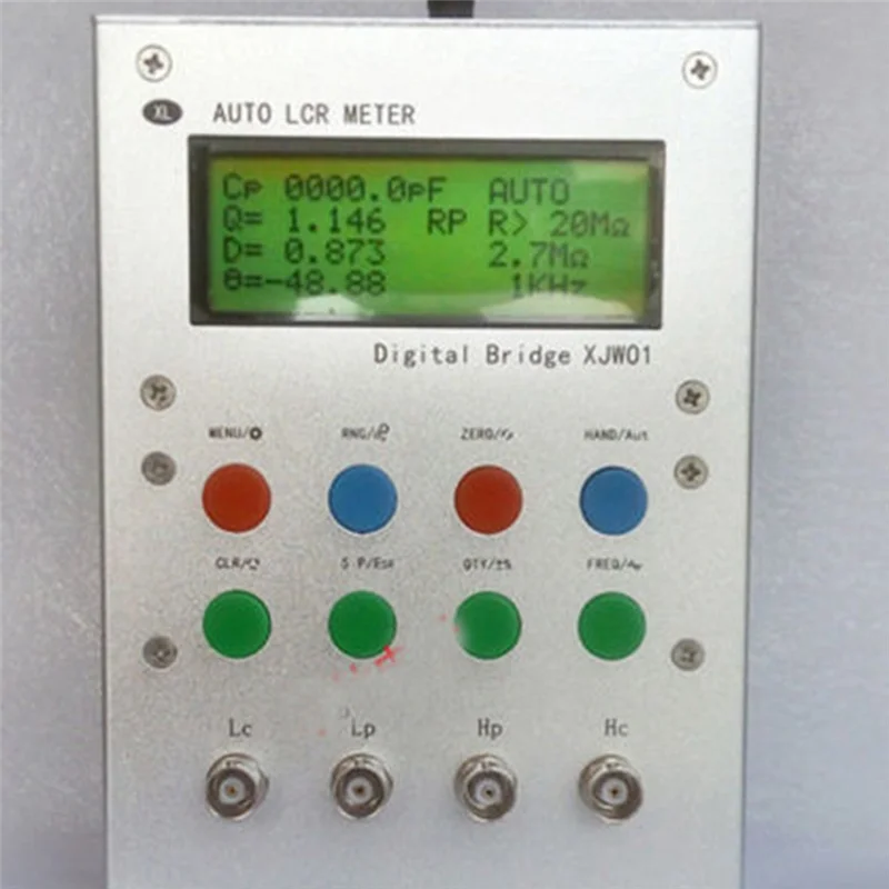 XJW01 Digital Bridge 0.3% LCR Tester Resistance, Inductance, Capacitance, ESR, Finished Product(C) US Plug