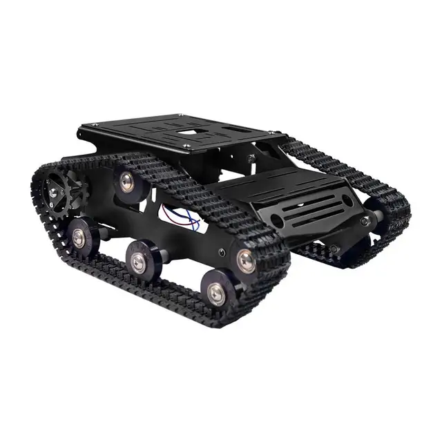 Inteligentny robot zestaw podwozia zbiornika samochodowego duża platforma ze stopu aluminium z silnikami 2WD dla Arduino/Raspberry Pi DIY robot zdalnie sterowany