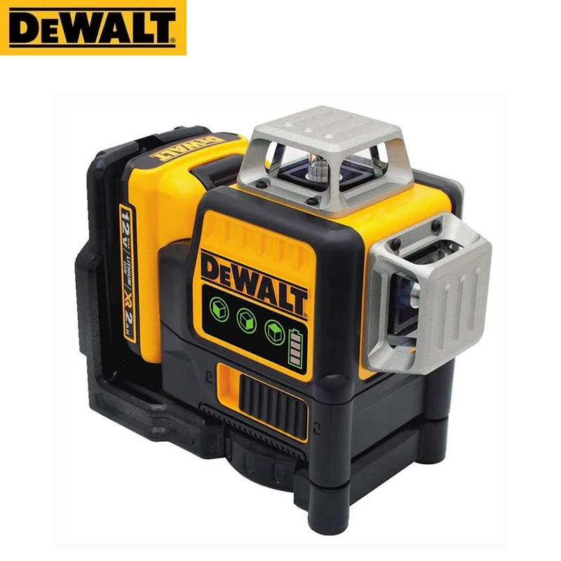 2025 new Dewalt DW089LG 12 line 3 sided 360 degree vertical 12V battery laser level marking instrument indoor and outdoor