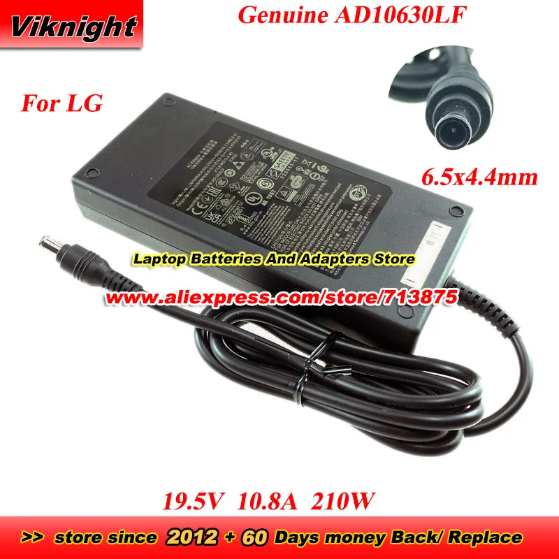 

Genuine AD10630LF AC Adapter 19.5V 10.8A 210W for LG 45GR95QE 32GQ950 34GS95QE-B 27UP850N 32GS95UV 38UC99 32UD99 32UN880 32GQ950