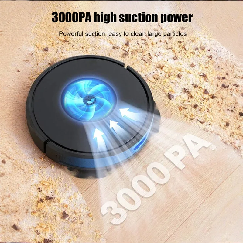 Household Fully Automatic High Suction Intelligent Vacuum Cleaner USB Charging Low-noise Sweeping Robot