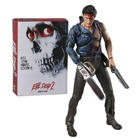 NECA Evil Dead White Variant Box Dead By Dawn Ultimate Ash Action Figure