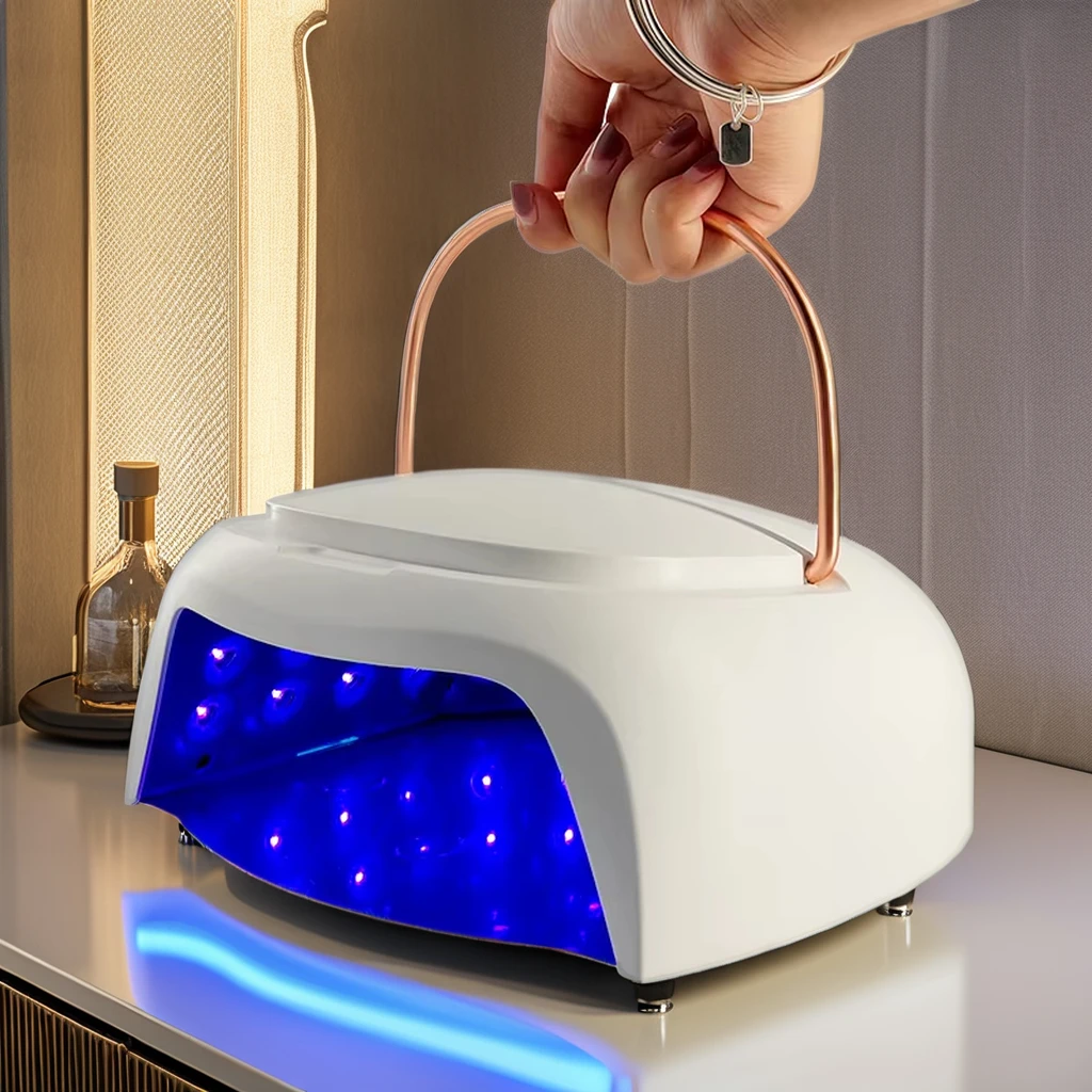 Wiederaufladbare UV-LED-Nagellampe für Gelpolitur – 48 W professionelles Nageltrockner-Härtungslicht mit Timer, OEM/ODM-Service