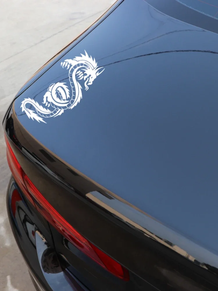 OFK  Car Sticker Mythical Animals Dragon Decor Creative Car Trunk Waterproof Sun Protection PVC Decal,8CM*18CM