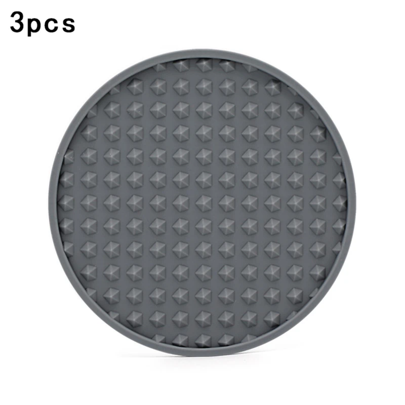 Silicone Coasters Drink Coasters Set Of 3 With Holder Tablet