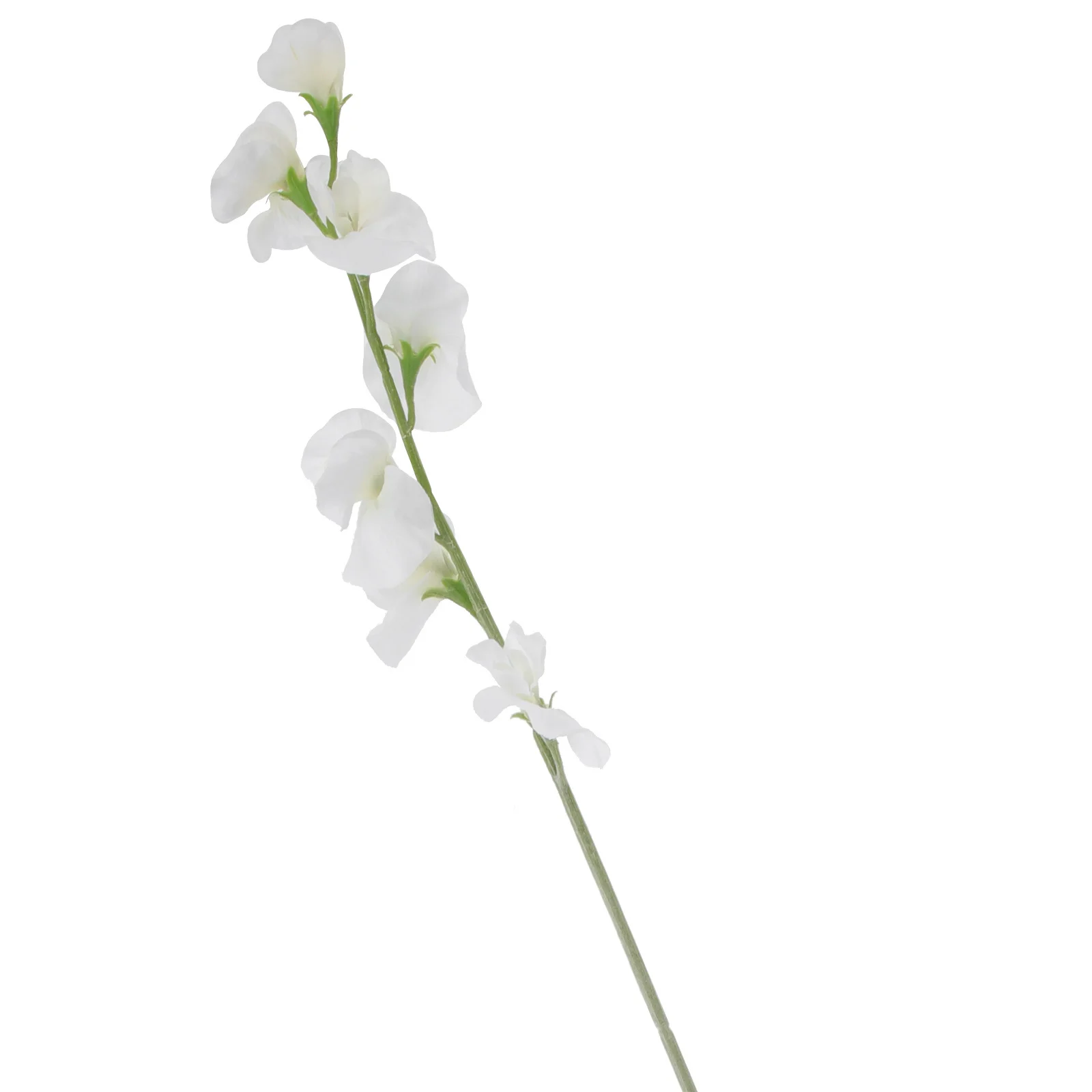 

Decorative Simulation Pea Blossom Flower White Artificial Stem for Home Wedding Decor Rustic Style Natural Look High Quality