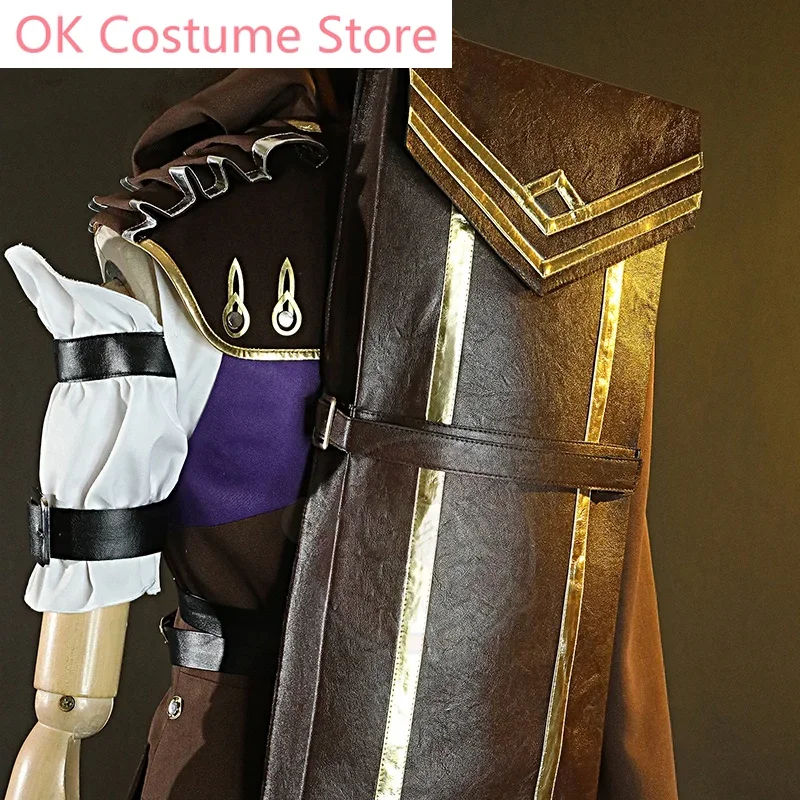 أزياء كوسبلاي جيم غامضة كايتلين التأثيرية لعبة كوس غامضة كوس غامضة كايتلين زي وشعر مستعار كوسبلاي