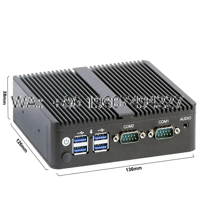 for Alder Lake N100 N95 I3-N305 Fanless Industrial Desktop Computer 2LAN Thin Client PC Firewall Router Pfsense Mini PC