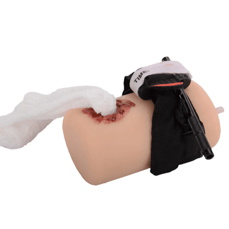 Delux Gunshot Bleeding Control Trainer Wound Pack Trainer Tactical Medical Practice Model for EMT/TCCC Course