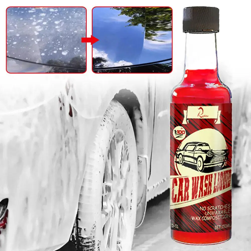 

High Foaming Car Wash Liquid Deep Cleaning Car Water Wax Varnish Nourishing For Car Accessories Detailing Care N0g6