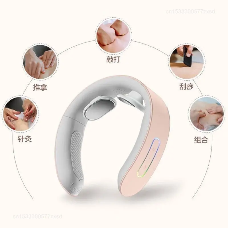 Masażer szyjki macicy masażer szyi szyi na ramię do biura gorący kompres elektryczny masażer do ramion do domu