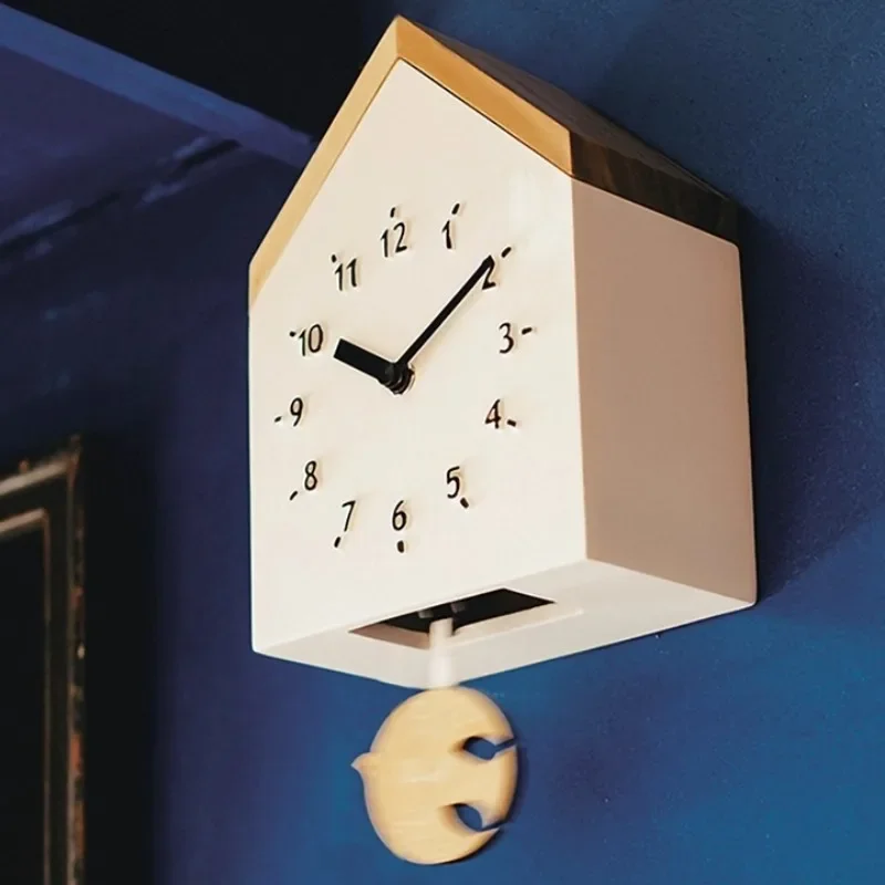 Pendulum Wall Clock Modern Nordic Wall Watch Elegant Silent Clocks Aesthetic Luxury Living Room Watches Interior Accessories