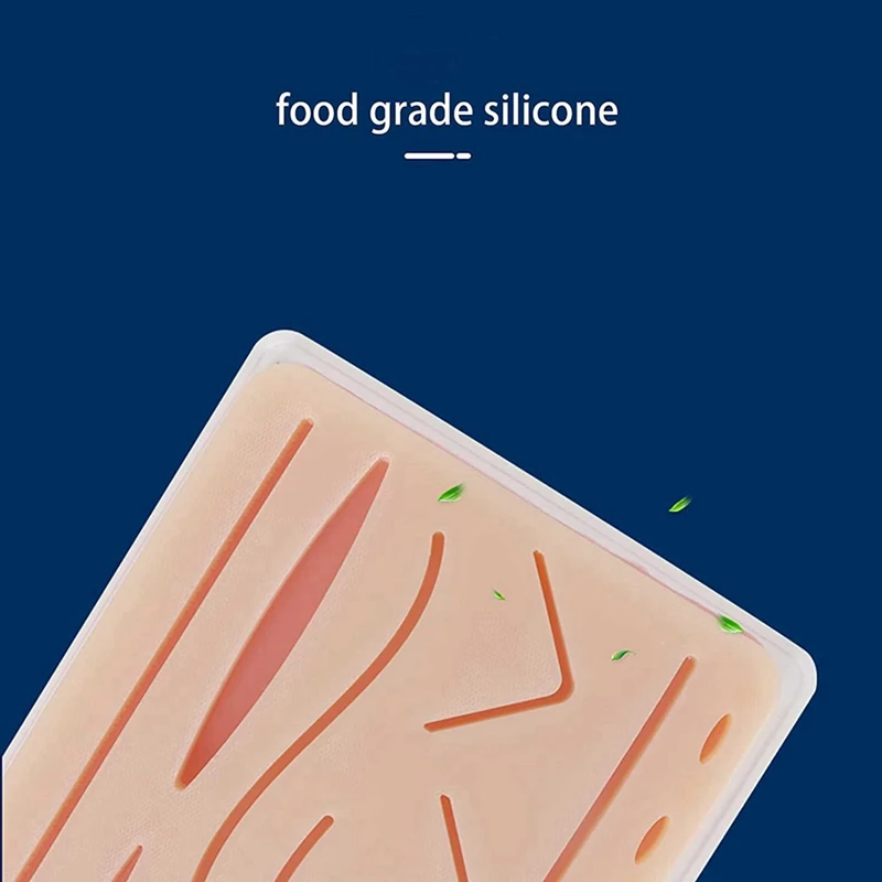 Upgraded Large 3-Layer Suture Pad With Wounds For Practicing Suturing - Not Easily Separate, Tear Or Rip