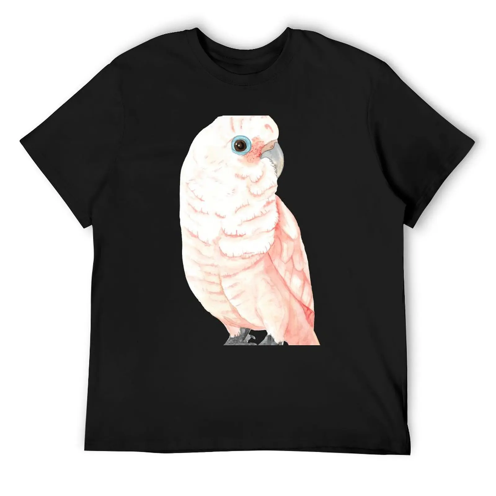 

Goffin's cockatoo watercolor T-Shirt Man t-shirt designer shirts customs summer clothes men t shirts