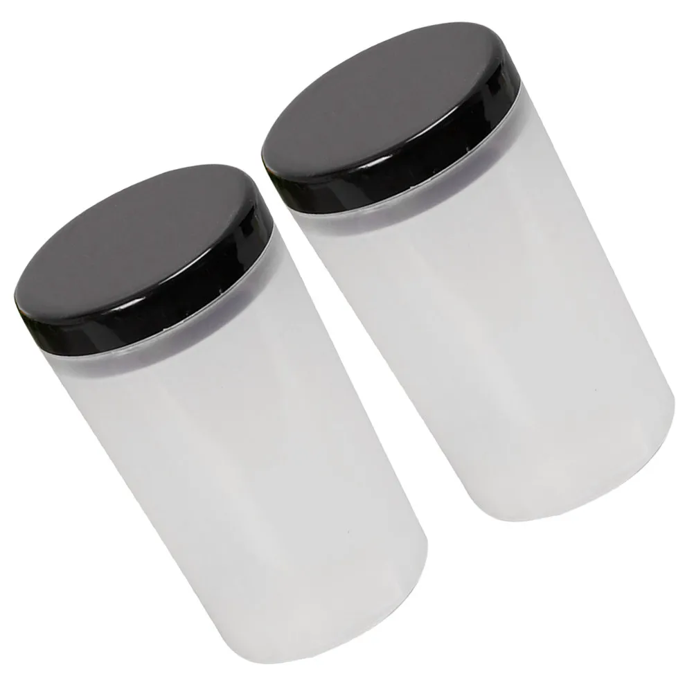 2Pcs Brush Cleaner Bottle Plastic Paint Brush Cleaner Detachable Multifunctional Cleaning Tool for Paint Brushes Nail Art Pen