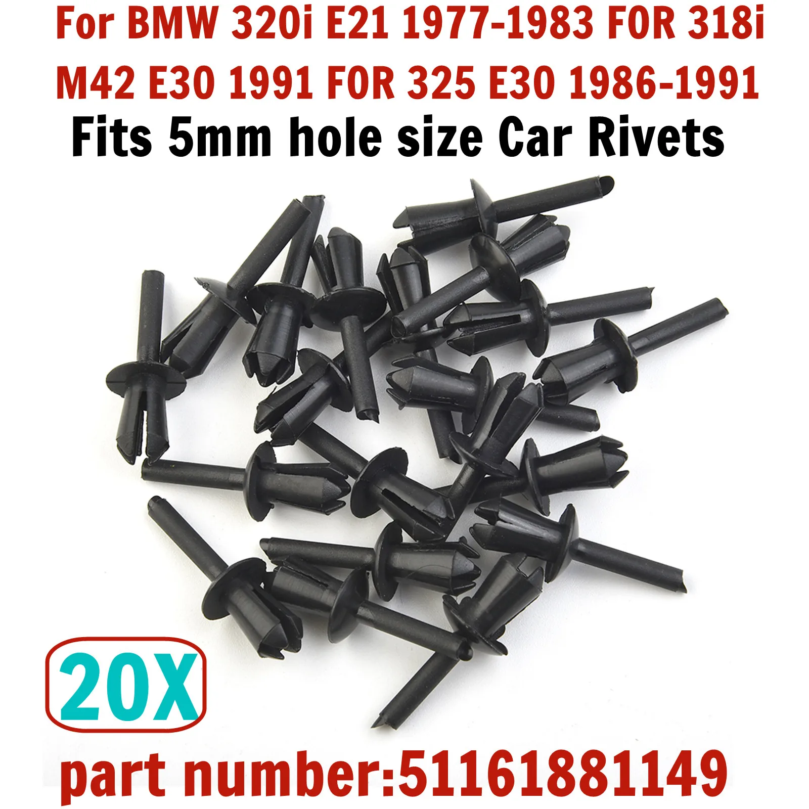 20Pcs Fender Liner … - image