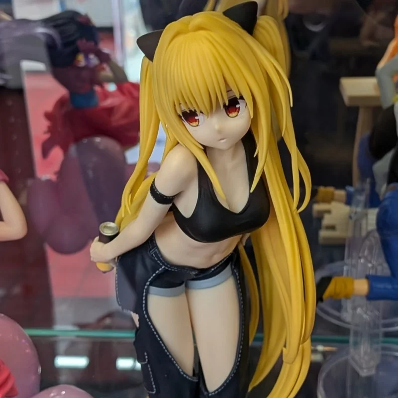 

NEW Bandai Original Genuine Banpresto To Love-Ru Darkness Glitter&Glamours Golden Darkness Street Ver 22cm Model Figure Toys