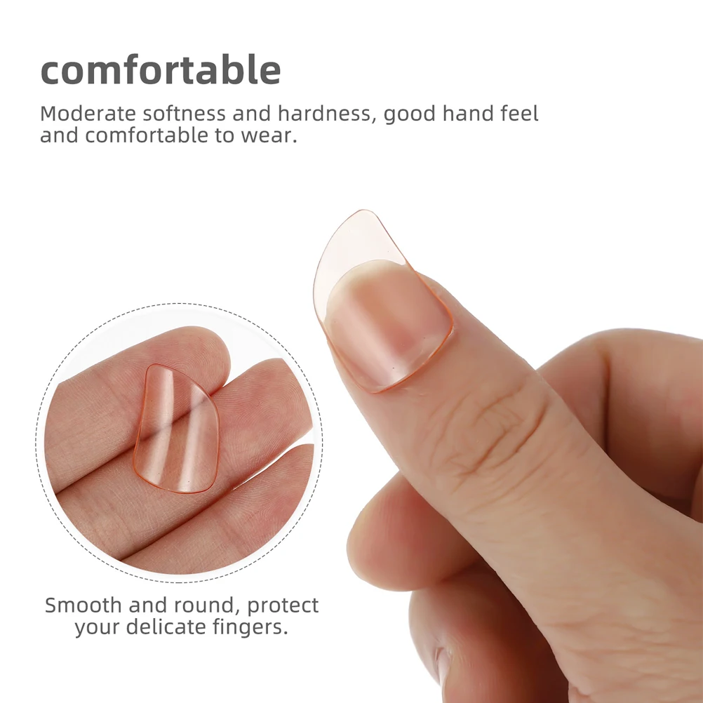 

Nail Pipa Nails False Guzheng Practice Guitar Protector Polycarbonate PC Finger Cover
