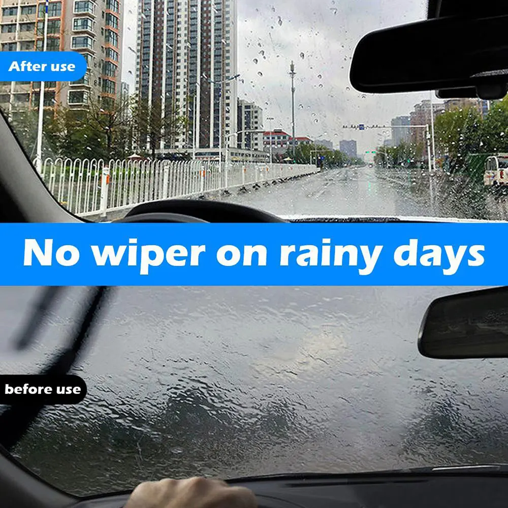 HGKJ S2 Glass Long Lasting Ceramic Windshield Nano Hydrophobic Protection Coating Anti-rain Water Repellent Spray Car Accessory