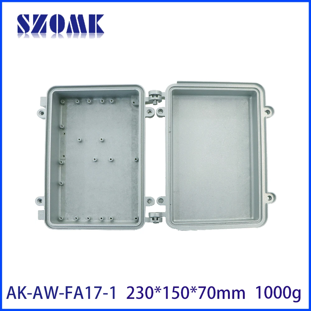 230x150x70mm Waterproof Ip65 Distribution Box Die Cast Heat Sink Aluminum Outdoor Telecom Electrical Enclosure