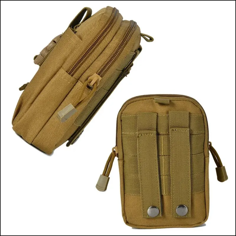 Outdoor Sports Multi-Functional Accessory Bag Large Capacity Mobile Phone Hanging Bag Tactical Waist Pack