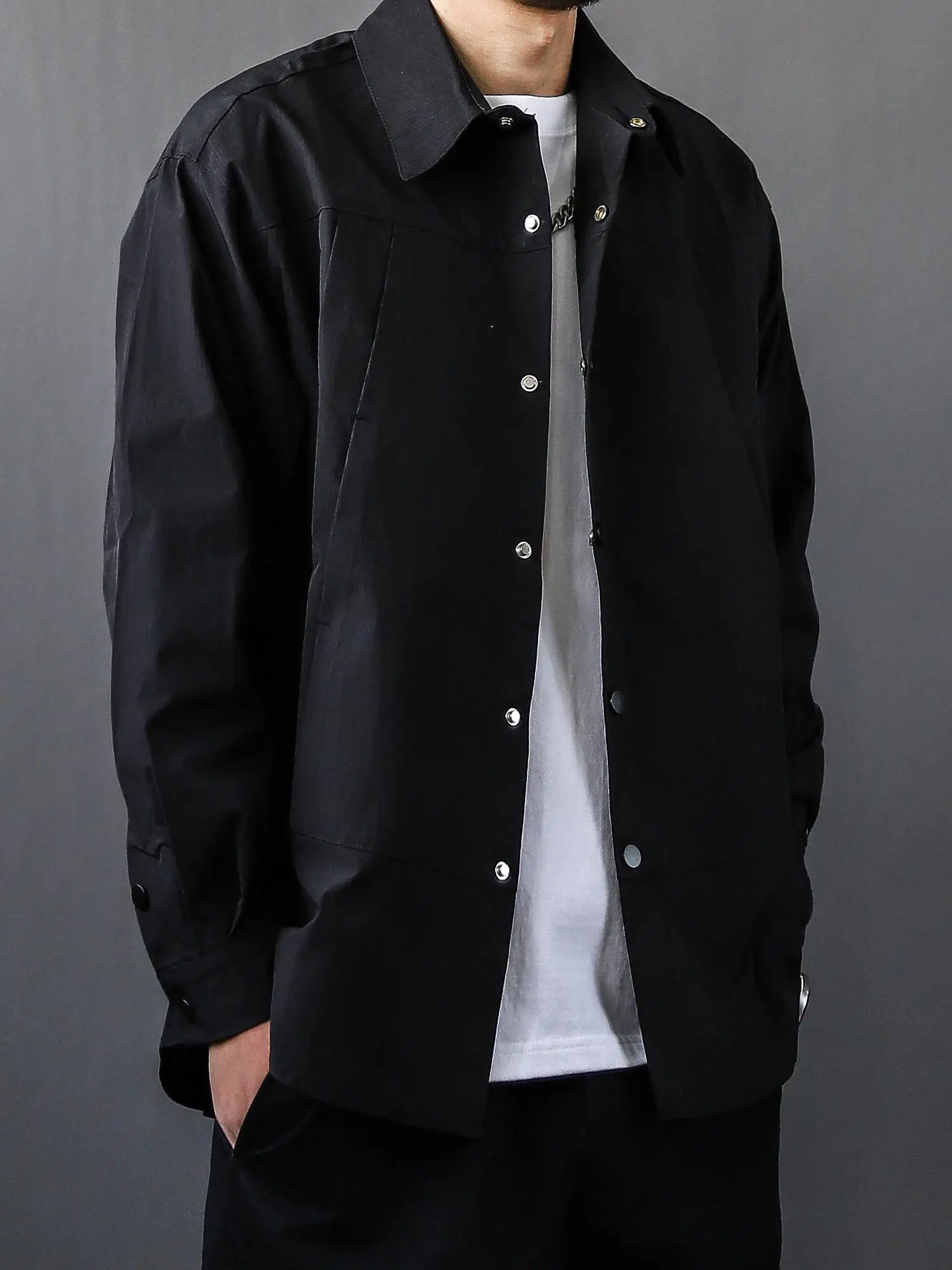 

2025 Spring American High Street Cheered irt Loose Fit Long Sve Youthful Sle Campus Trendy Brand Casual irt