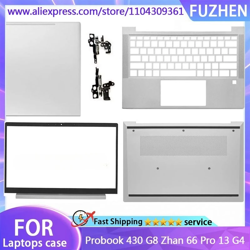 

New Cover For Probook 430 G8 Zhan 66 Pro 13 G4 Laptop LCD Rear Cover/Front Frame/Palm Pad/Bottom Cover/Hinge