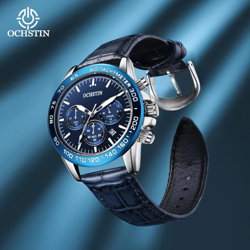 

Ochstin New 2024 Prominente Celebrity Series Business Light Luxury Multi functional Quartz Movement Watch Men's Quartz Watch