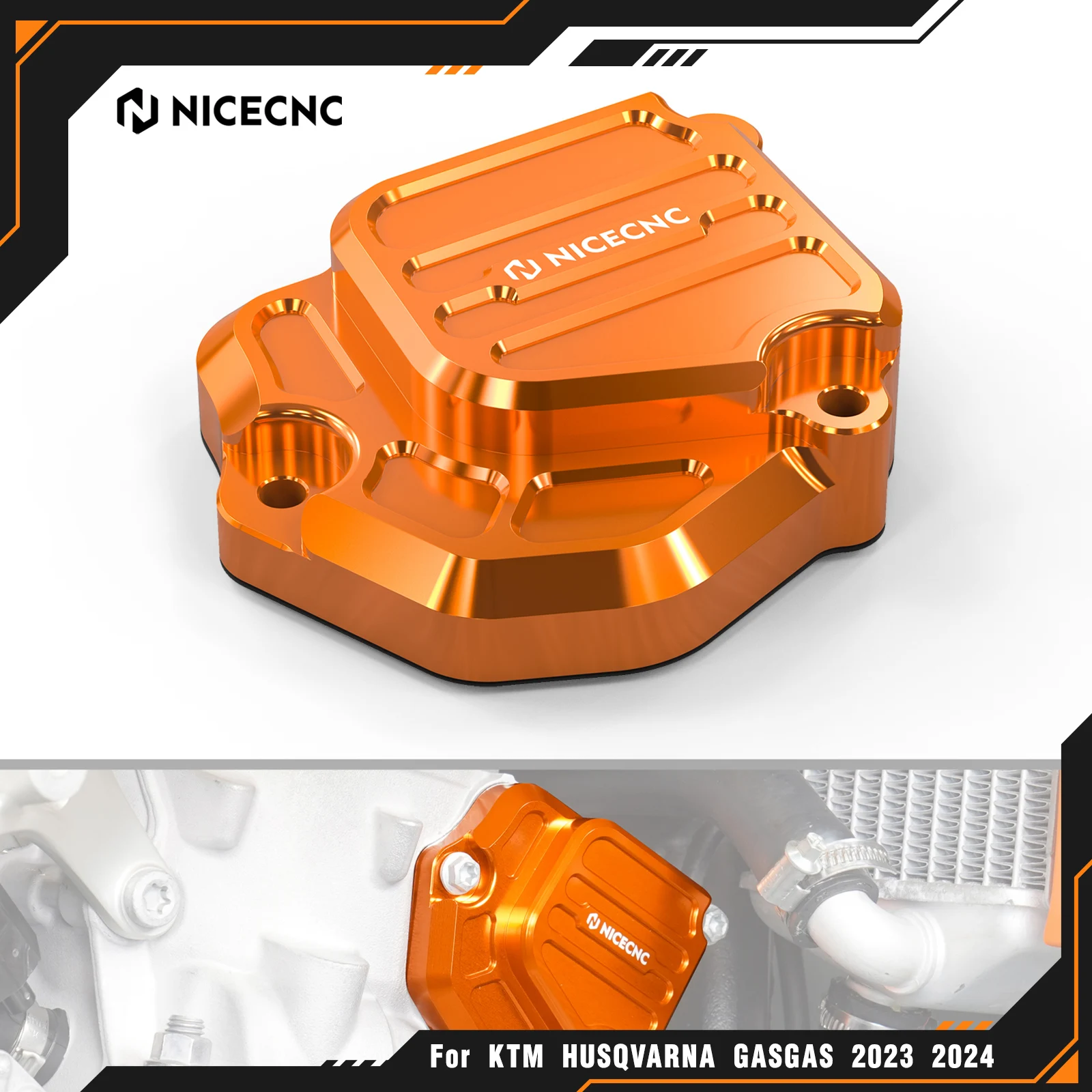 

For KTM EXC 300 SX 250 XC-W 300 EXC250 XC-W250 250 300 EXC XCW 2024 250 300 XC SX 2023-2024 Right Power Valve Cover NICECNC