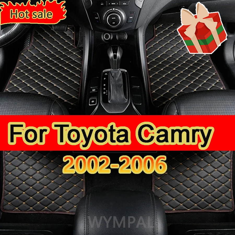 Car Mats For Toyota Camry Daihatsu Altis XV30 2002~2006 Durable Carpet Rugs Leather Floor Mat Anti Dirt Pad Car Accessories 2003