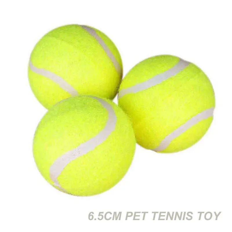 1 Or 3pcs Prime Pets Tennis Balls For Dogs 2.5 Inch Thick Bouncy Dog Ball, Interactive Dog Toys For Indoor Outdoor Fetch Balls