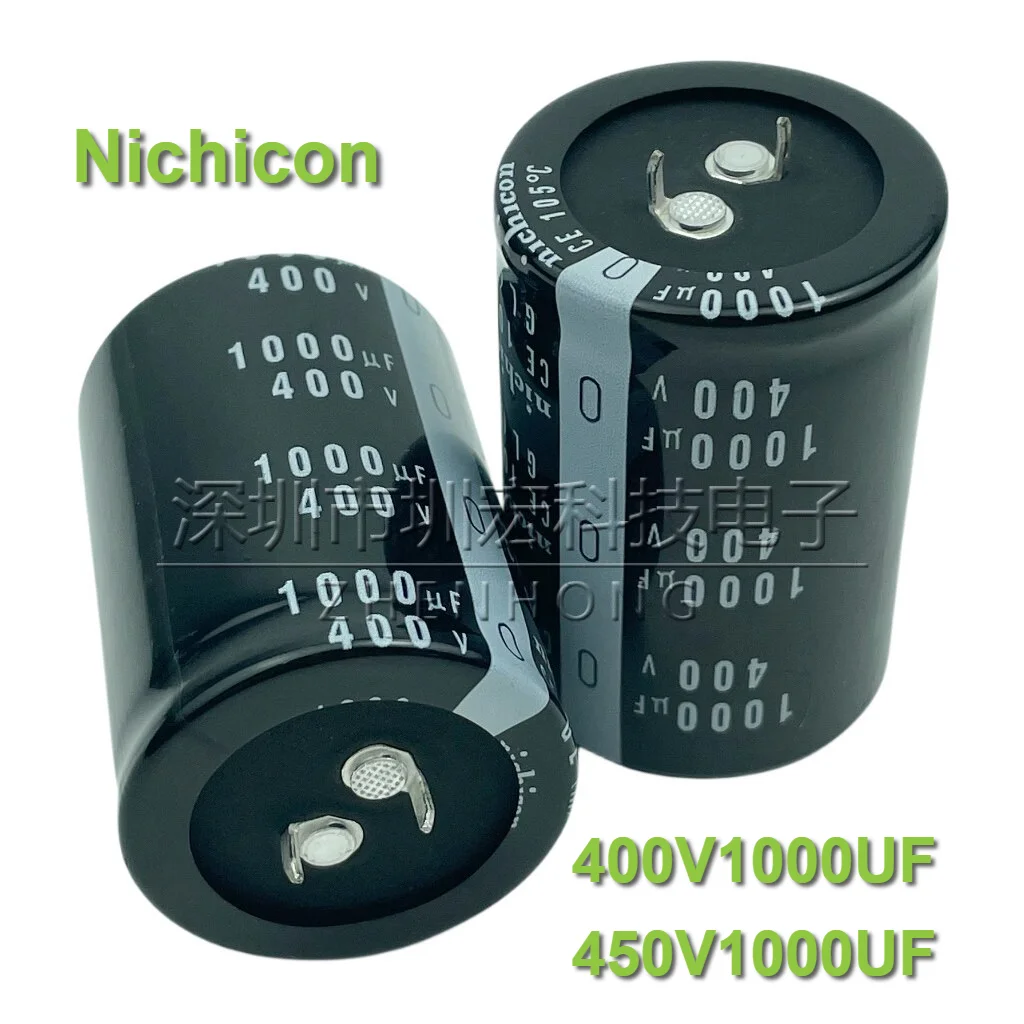 

10-2 шт. 450В 1000мкФ, абсолютно новый оригинальный алюминиевый электролитический конденсатор Nichicon 400В 1000мкФ для сварочного инвертора