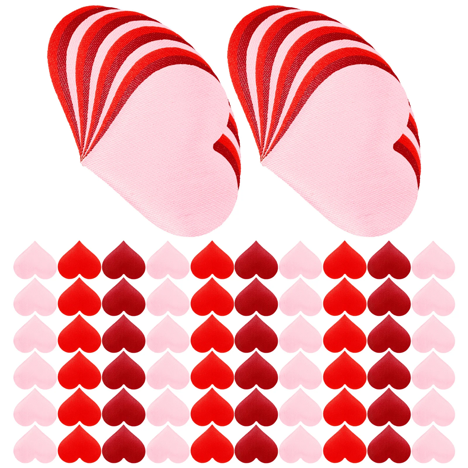 

600Pcs Heart Shape Sponge Petals Party Confetti Table Decor for Engagement Festival Room Craft Scrapbooking Invitation Card Use