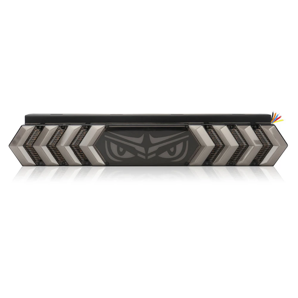 

Colorful Taillights LED Taillight Night Driving Aviation Aluminum Alloy Material Aluminum Led Backlight Flashing