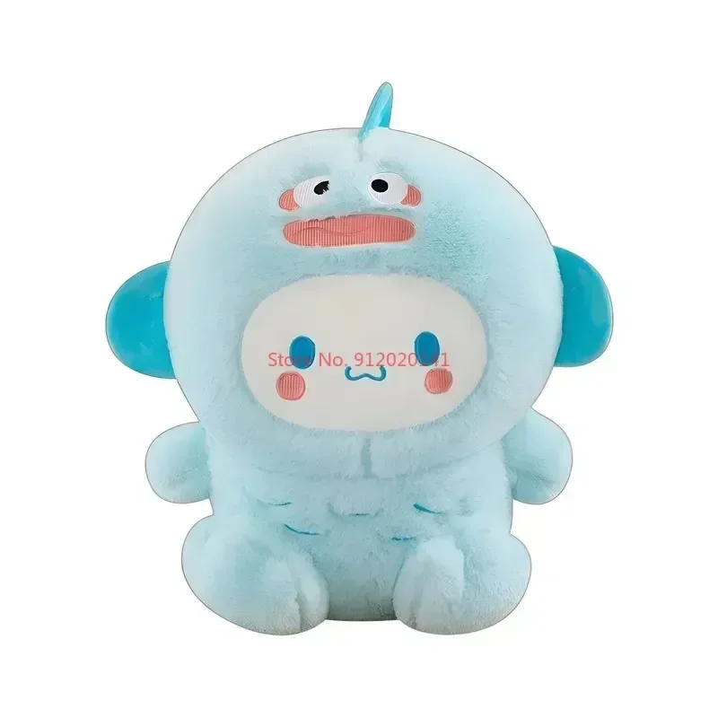 Sanrio Hangyodon-muñeco de peluche de Hello Kitty, muñeco de transformación, Cinnamoroll, Hello Kitty, almohada de peluche, juguete Kawaii, Hangyodon, regalo para niñas