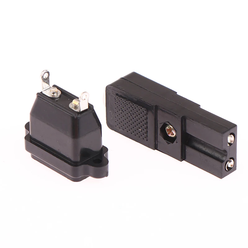 Two-wire Electric Screwdriver Plug 2-core Power Socket DC Power Plug Connector 2 Pins Black Small Two-wire Plug - view 3