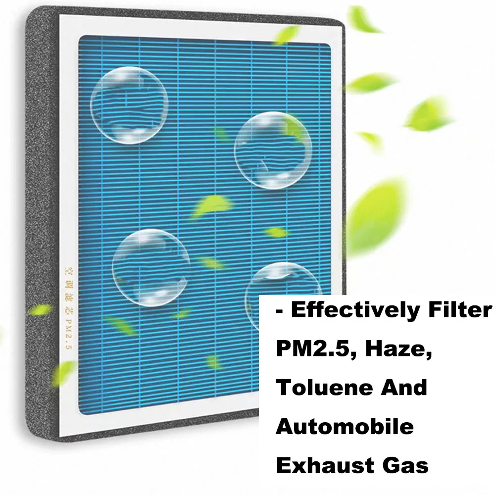 Air Filter Fragrance Activated Carbon N95 Filter Element Auto Engine Air Filter Replacement Set For BAIC JISHI ADAMAS 2024-2027