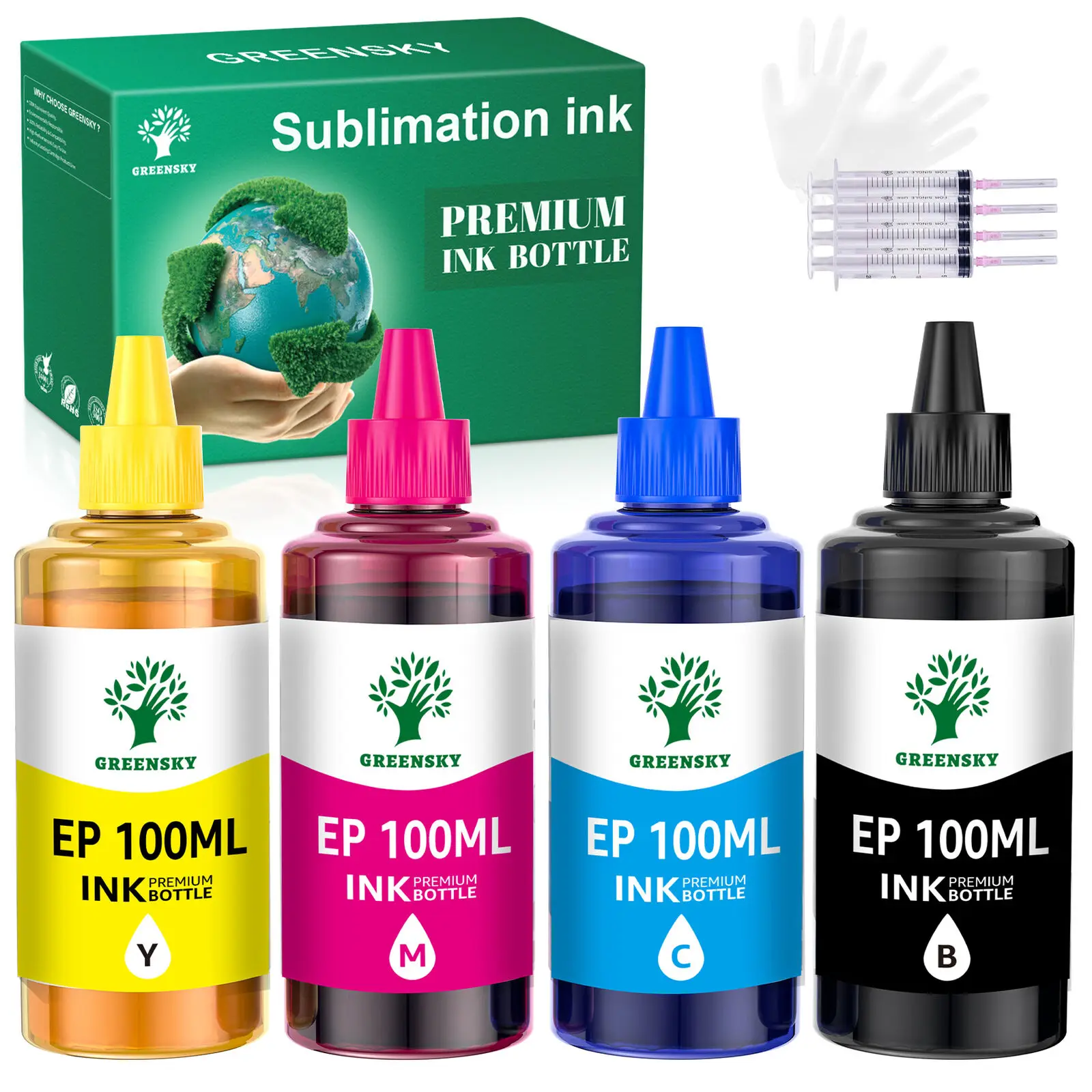 

4-Pack Sublimation Ink Ink Cartridge for Epson EcoTank ET-4750 ET-4760 ET-4800