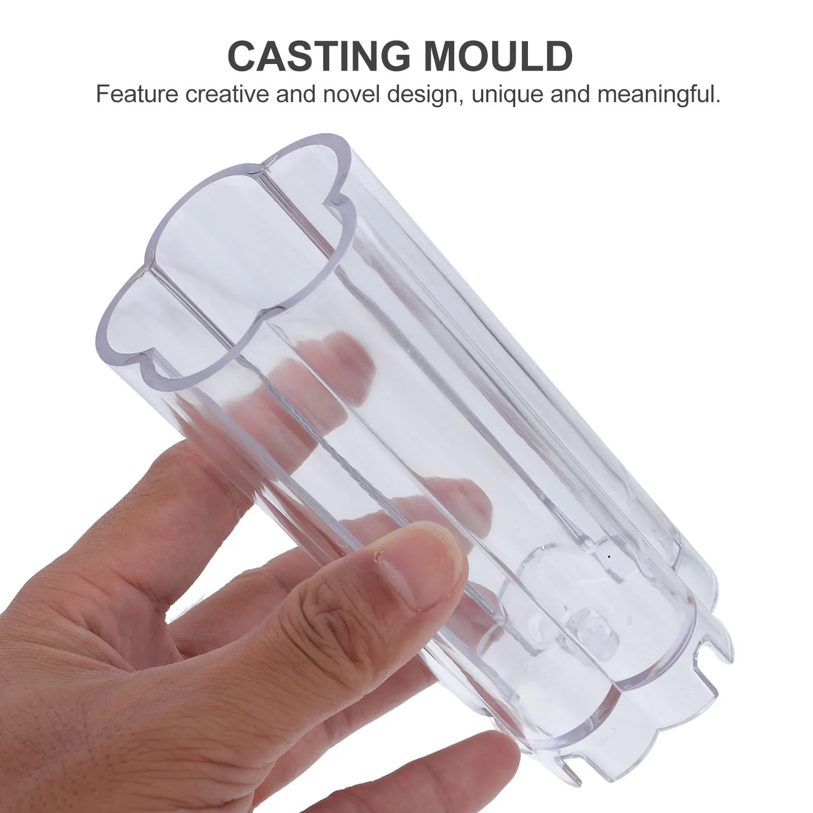 

C Mold Plastic H made Soap Aromatherapy Casting Tool Durable Wear Resistant Demould Beginner Baker Gift DIY Hardware Flower