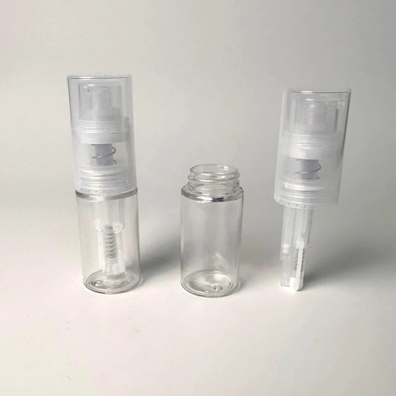 18/60/80/120ml pó atomizador garrafa barbeiro talco emulsão spray recipiente de viagem loção dispensador garrafa acessórios do salão de beleza