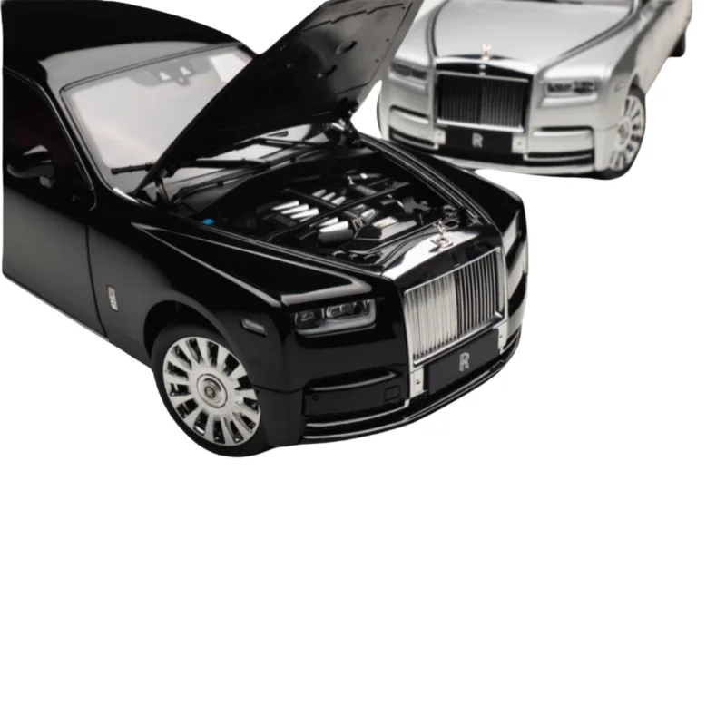 Original 1:18 Rolls-Royce alloy fully open new phantom car model, children\'s collection of ornaments, children\'s holiday gifts.