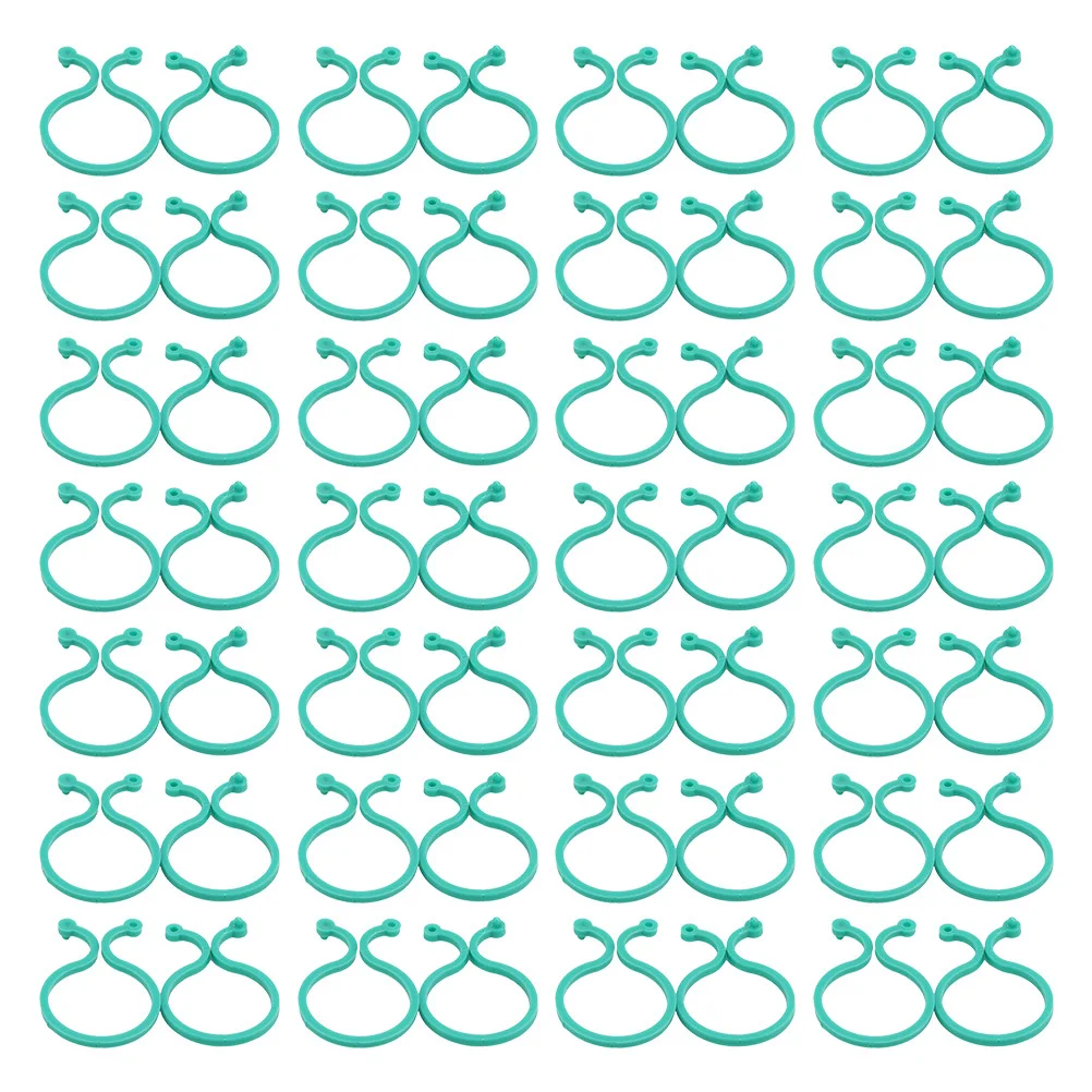

100Pcs Garden Buckle Durable Plastic Plant Clips Vines Fixture Holder Supports Climbing Flower Vegetables Practical Gardening
