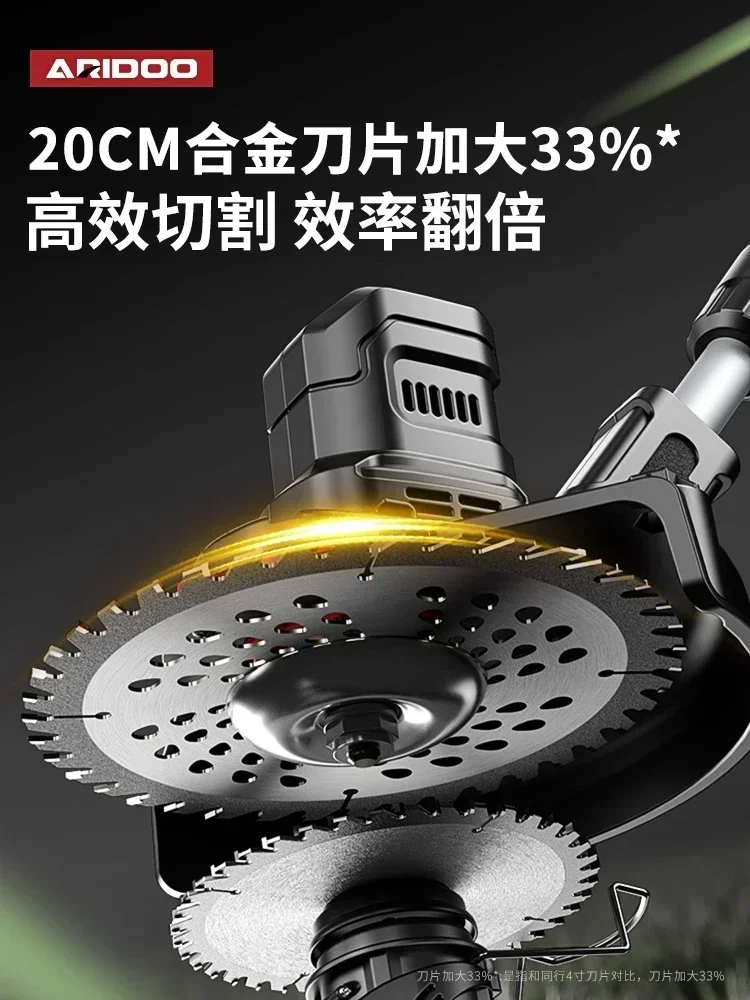 Electric lawn mower Small household rechargeable lithium battery Multifunctional agricultural lawn mower lawn mower artifact