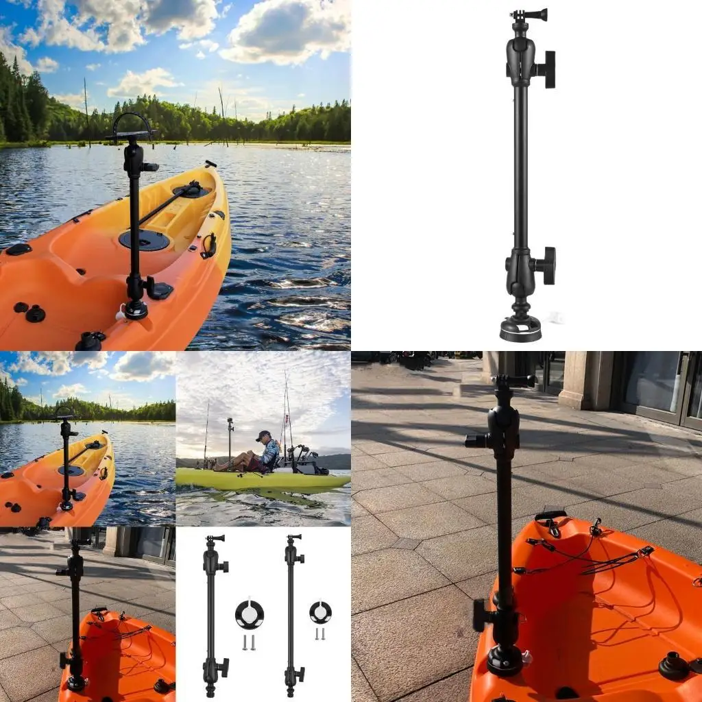 

Y1UC Safety Camera Holder with Long Arm, Marine Boats Camera Mount Brackets Accessory