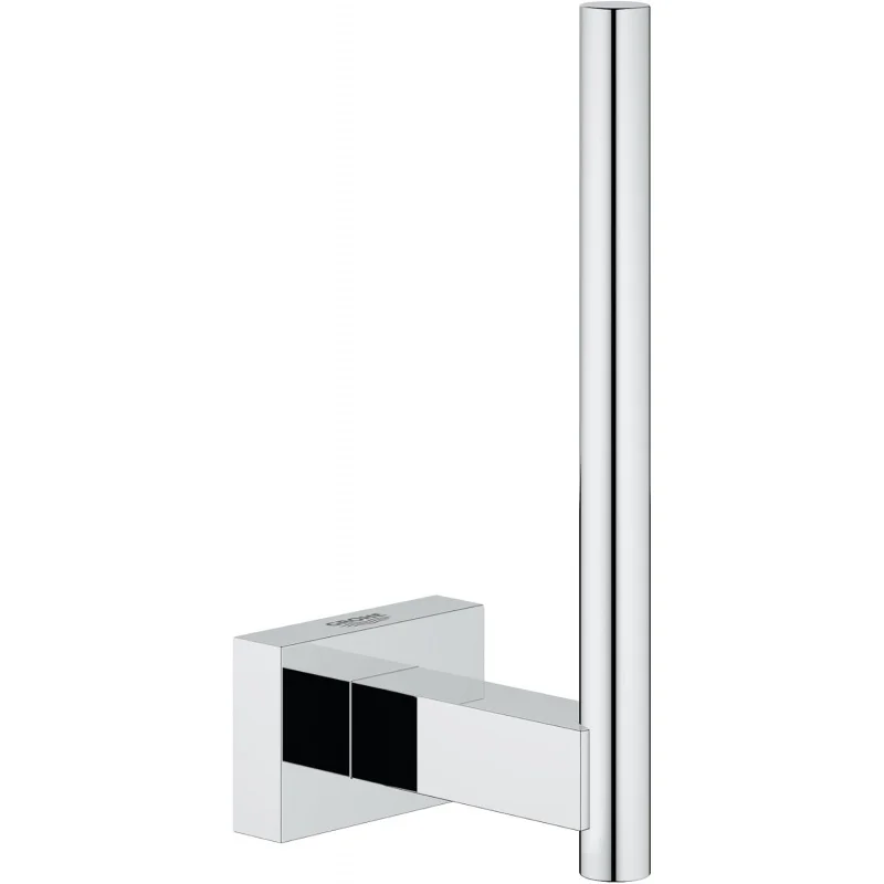 40623001 Essentials Cube Spare Toilet Paper Holder, Starlight Chrome