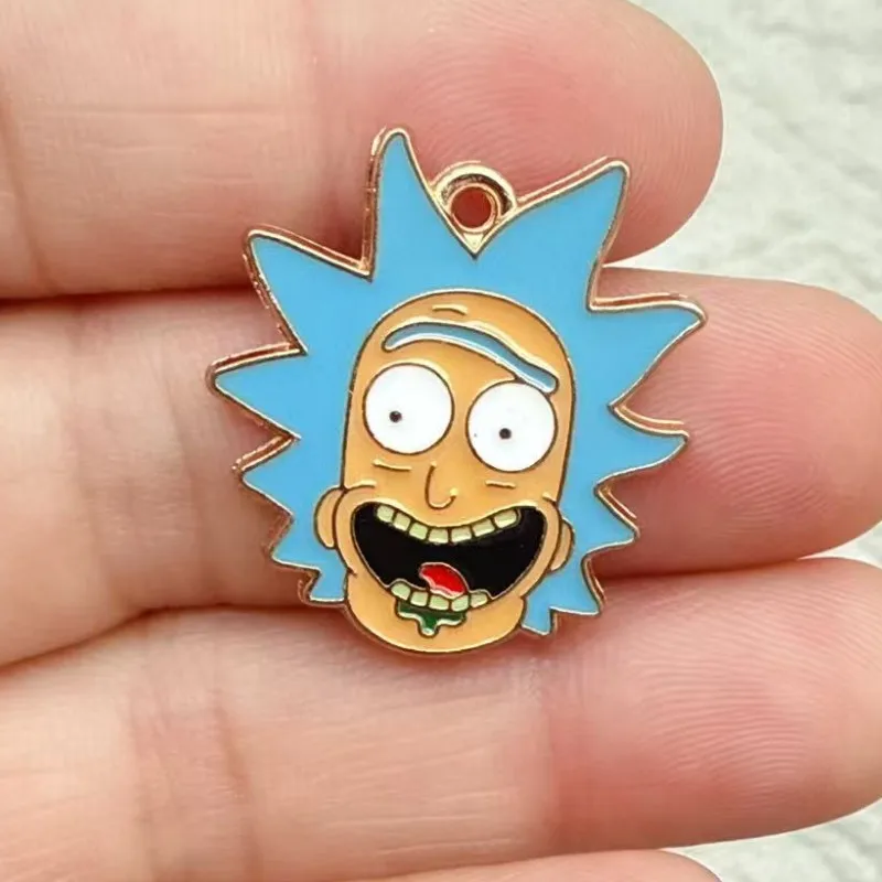 10 قطعة شخصيات كرتونية جميلة كلاسيكية دلايات معدنية لسلاسل المفاتيح القرط DIY بها بنفسك صنع المجوهرات الحرف اليدوية #3