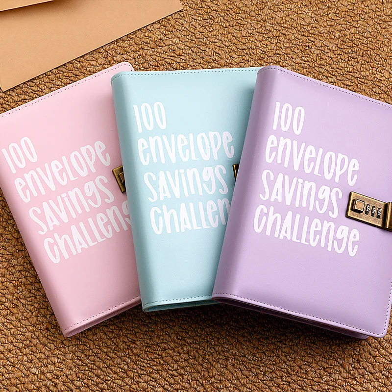 100 Envelopes Challenge Password Binder Kit Money Saving Budget Binder with Numbers 100 Day Cash Envelopes Savings Challenges