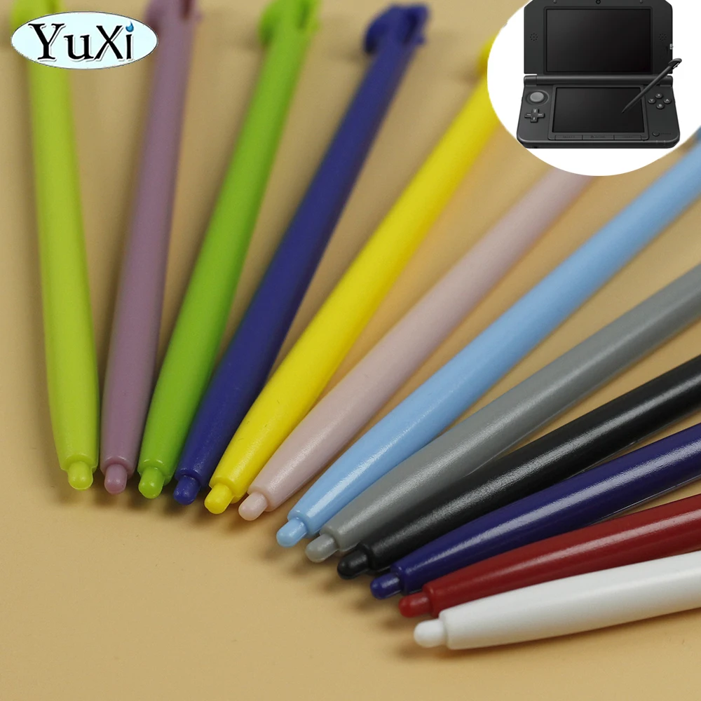 Colorido plástico Touch Screen Stylus Pen, DIY substituição Acessórios, Nintendo 3DS XL LL, 10pcs