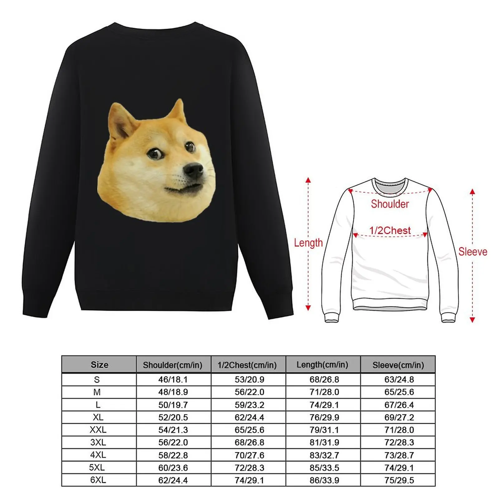بلوزة Doge بلوفر رياضية ملابس شتوية على الطراز الياباني سترة شتوية للرجال